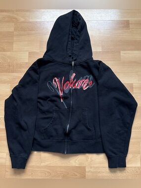Volcom Y2K Women’s Full Zip Graphic Hoodie Size XL